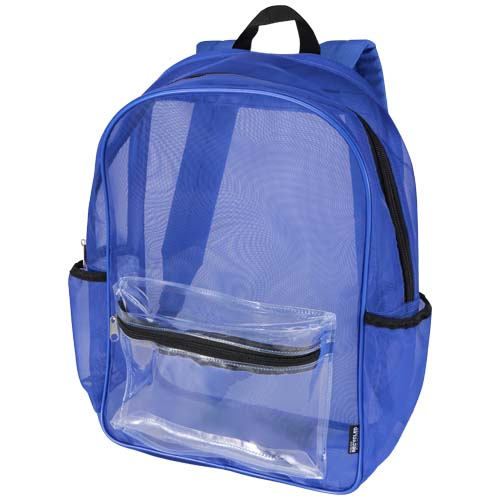 Sac à dos publicitaire 18 L en maille recyclée Mesh Bleu royal